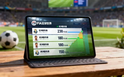 FIFA足球世界到底有哪些服务器，哪个服务器人最多