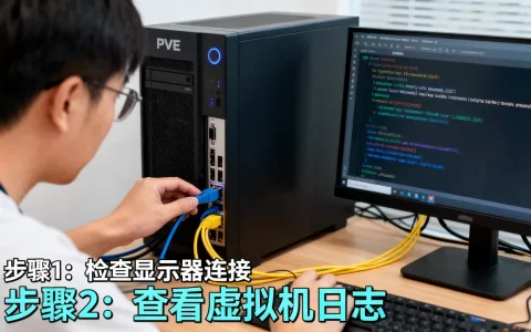 PVE虚拟机不显示如何解决，虚拟机黑屏排查技巧？