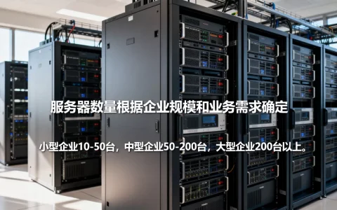 IT公司一般需要多少台服务器呢，企业服务器数量如何确定