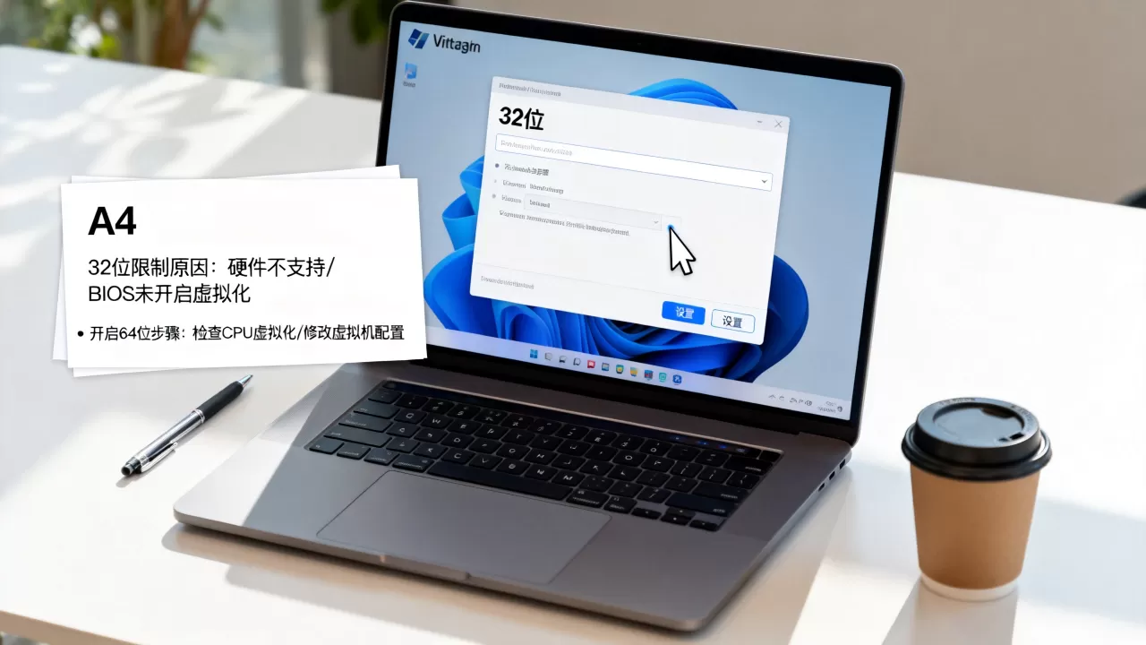 虚拟机为什么只显示32位无法切换,虚拟机怎么开启64位? 虚拟机为什么只显示32位无法切换,虚拟机怎么开启64位?