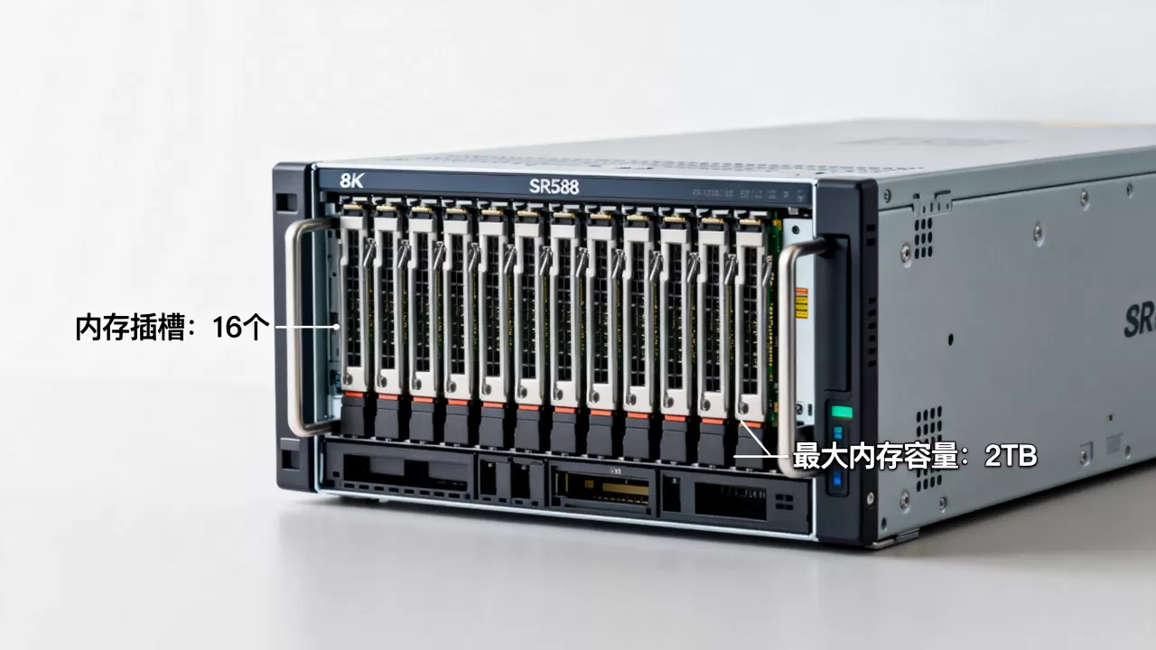SR588服务器有多少个内存插槽,最大支持多大内存容量 SR588服务器有多少个内存插槽,最大支持多大内存容量