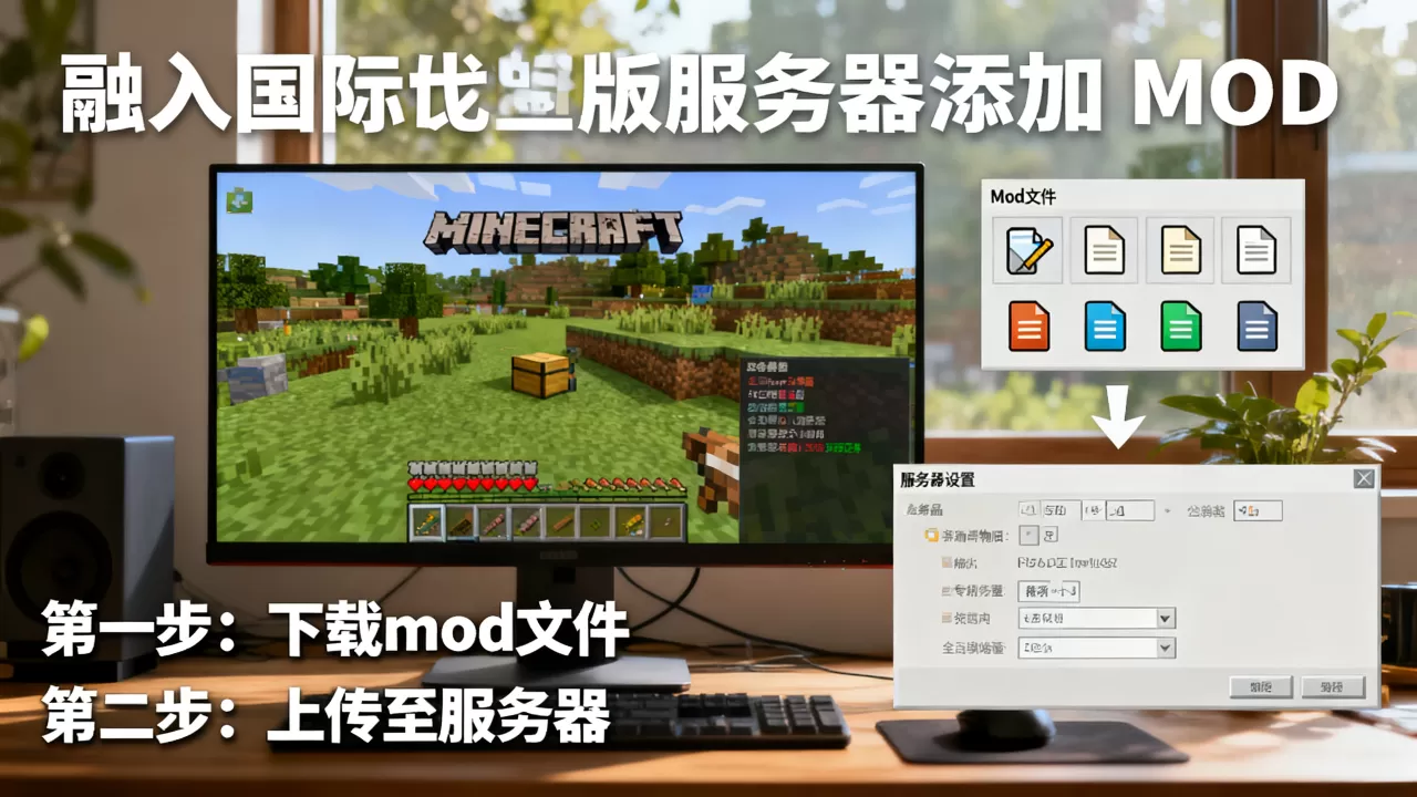 我的世界国际版怎么在服务器加mod 我的世界国际版怎么在服务器加mod
