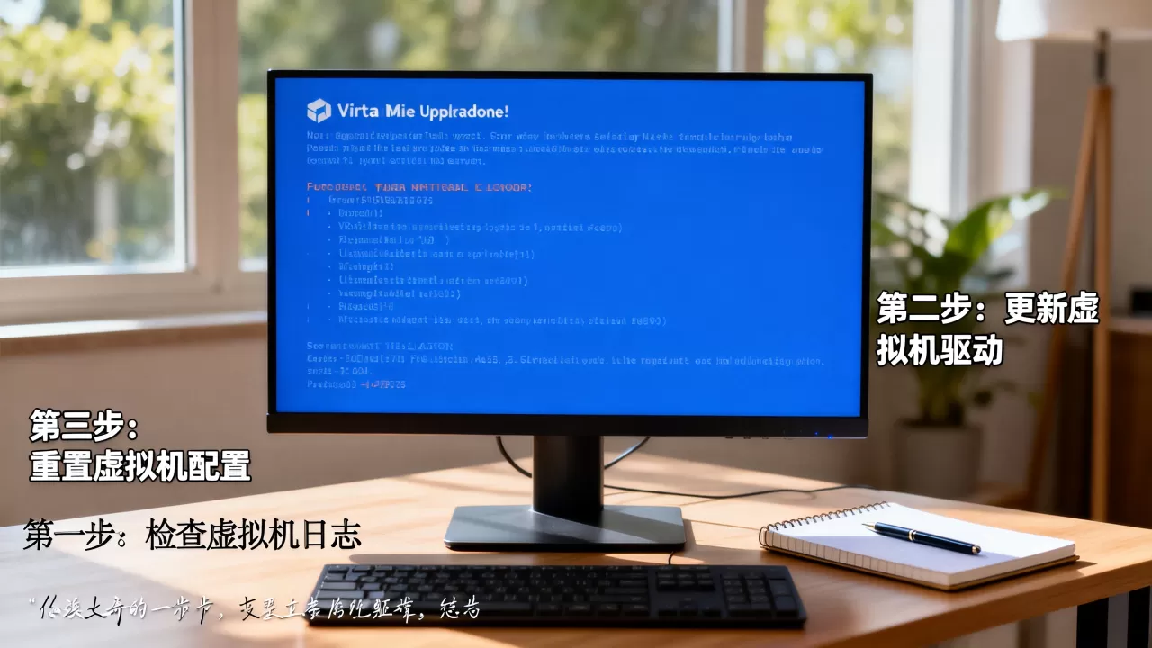 虚拟机升级出错怎么办?3步解决蓝屏无法启动问题 虚拟机升级出错怎么办?3步解决蓝屏无法启动问题