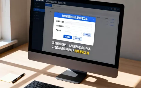 西部数据域名批量查询工具怎么用才高效？,有哪些查询方法推荐？