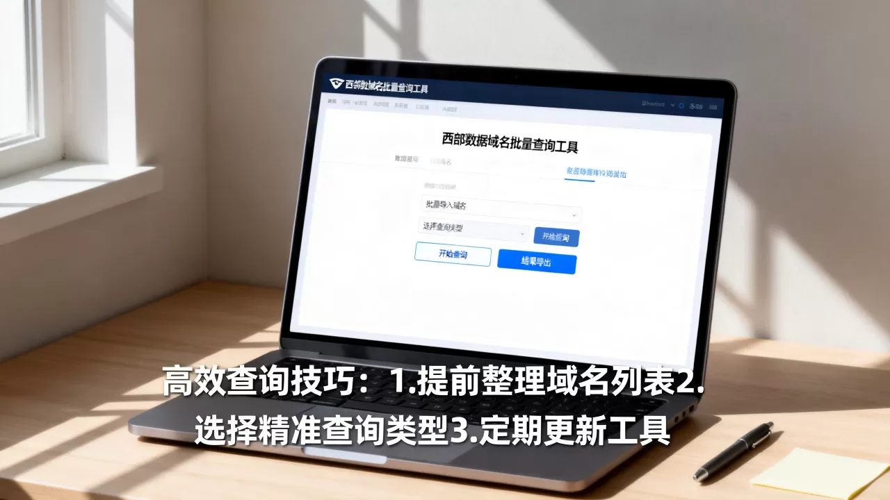 西部数据域名批量查询工具怎么用才高效?,有哪些查询方法推荐? 西部数据域名批量查询工具怎么用才高效?,有哪些查询方法推荐?