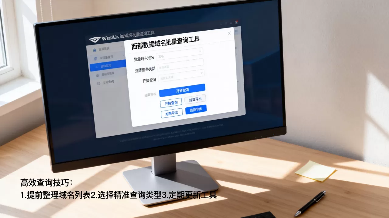 西部数据域名批量查询工具怎么用才高效?,有哪些查询方法推荐? 西部数据域名批量查询工具怎么用才高效?,有哪些查询方法推荐?