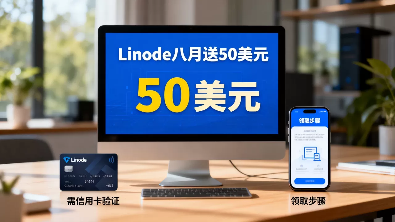 Linode八月送50美元要信用卡吗,怎么领取 Linode八月送50美元要信用卡吗,怎么领取