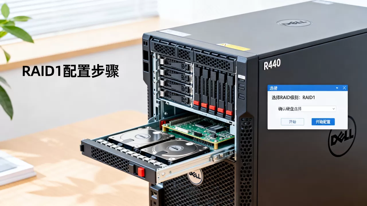 戴尔R440服务器怎么做RAID1?,RAID1配置怎么操作 戴尔R440服务器怎么做RAID1?,RAID1配置怎么操作