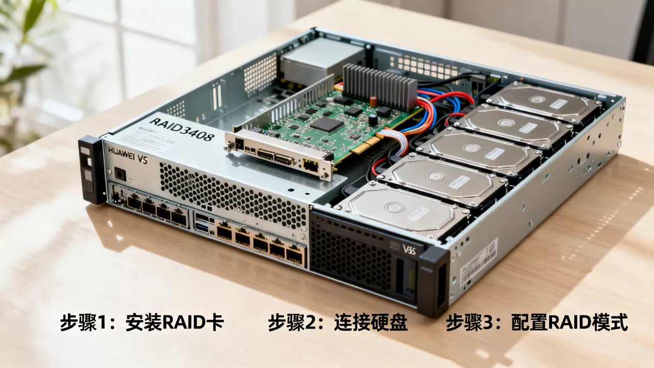 华为V5服务器RAID3408怎么做,怎么配置? 华为V5服务器RAID3408怎么做,怎么配置?