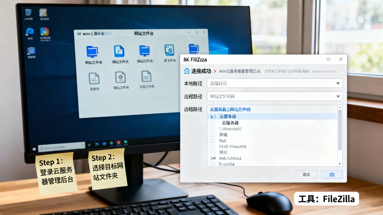 如何下载win云服务器上的网站文件夹,用什么工具最方便? 如何下载win云服务器上的网站文件夹,用什么工具最方便?