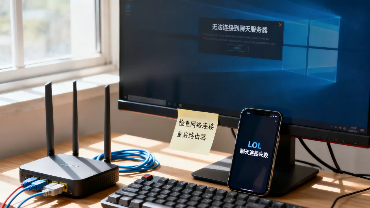 为什么LOL一直未连接到聊天服务器,lol聊天连不上怎么办 为什么LOL一直未连接到聊天服务器,lol聊天连不上怎么办