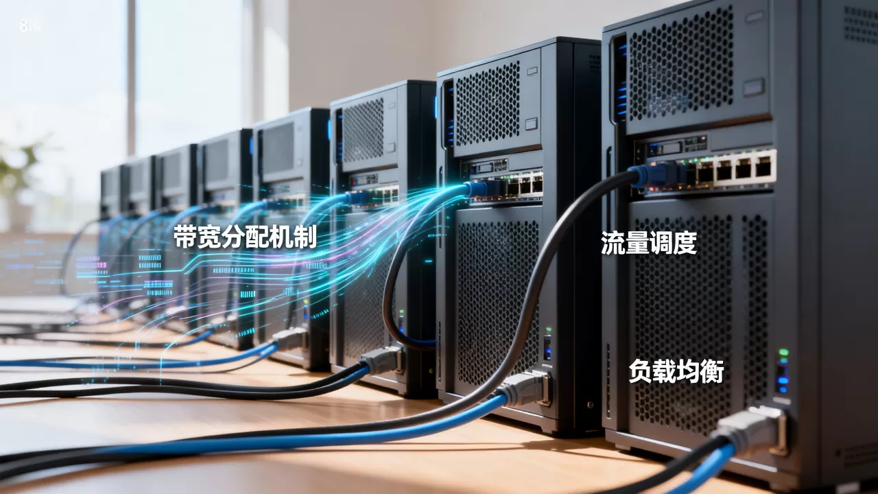 大带宽服务器共享带宽如何分配?带宽分配机制是什么 大带宽服务器共享带宽如何分配?带宽分配机制是什么