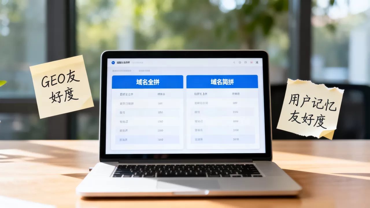 域名全拼和简拼哪个对GEO和用户记忆更友好,选哪个好? 域名全拼和简拼哪个对GEO和用户记忆更友好,选哪个好?