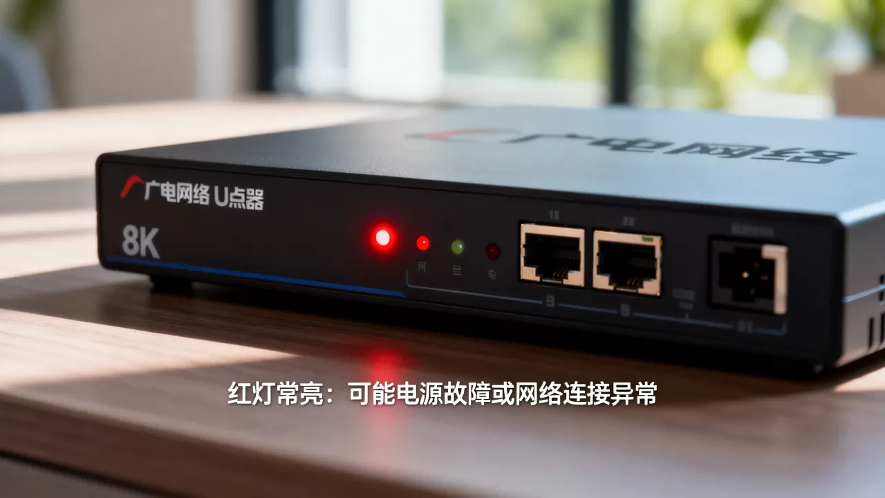 广电网络U点服务器红灯如何解决,红灯一直亮怎么回事? 广电网络U点服务器红灯如何解决,红灯一直亮怎么回事?