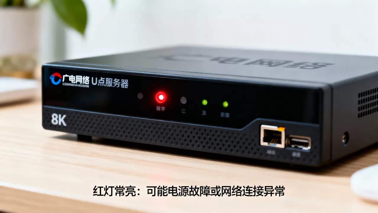 广电网络U点服务器红灯如何解决,红灯一直亮怎么回事? 广电网络U点服务器红灯如何解决,红灯一直亮怎么回事?