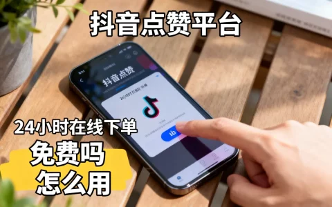 抖音点赞平台24小时在线下单免费吗，怎么用？