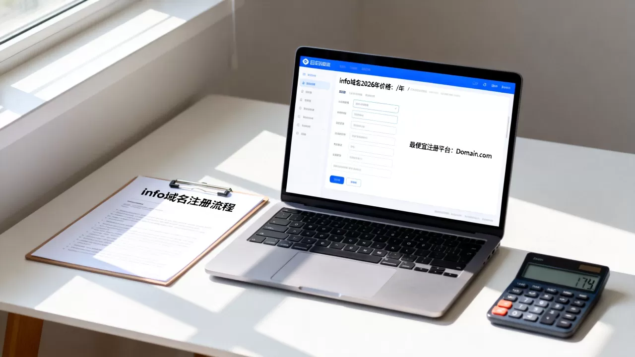 2026年info域名价格是多少?哪里注册最便宜? 2026年info域名价格是多少?哪里注册最便宜?