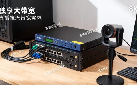 独享大带宽服务器对直播推流有何意义？直播推流需要多大带宽？