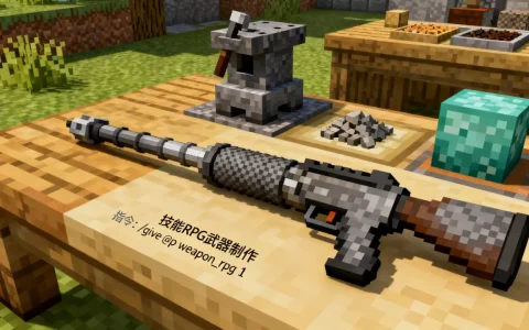 我的世界服务器带技能RPG武器如何制作，rpg武器指令是什么