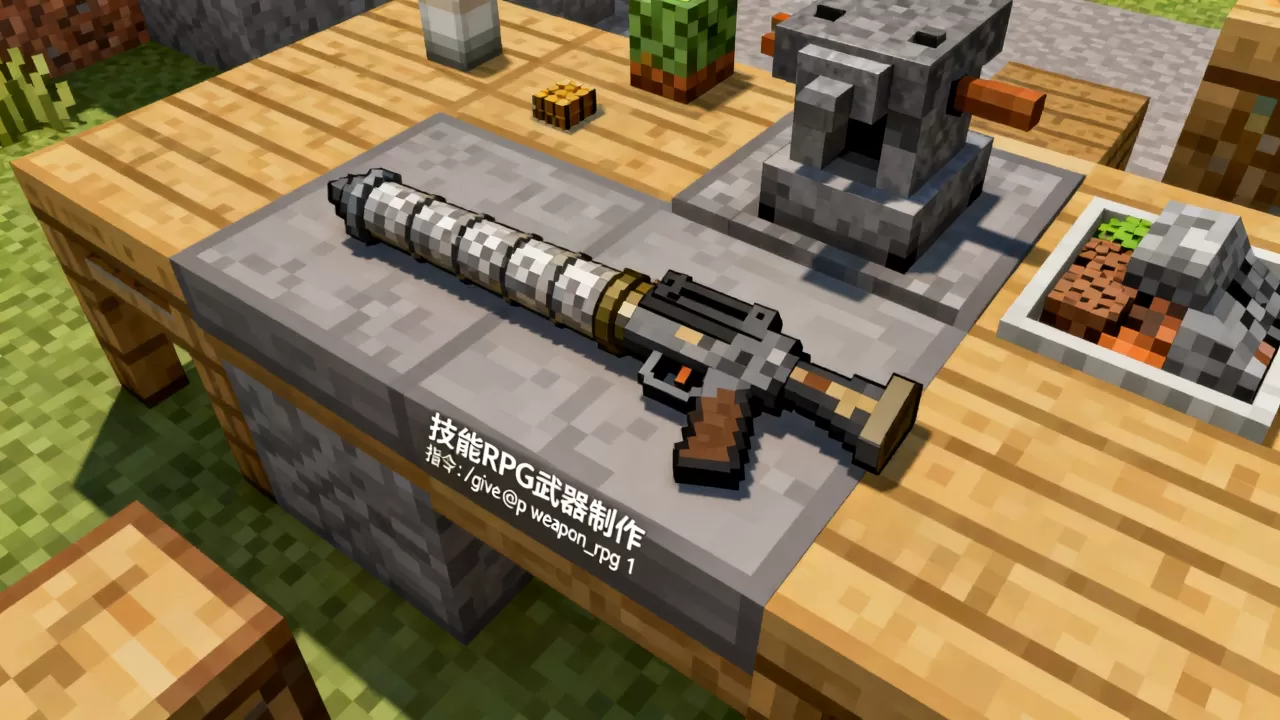 我的世界服务器带技能RPG武器如何制作,rpg武器指令是什么 我的世界服务器带技能RPG武器如何制作,rpg武器指令是什么
