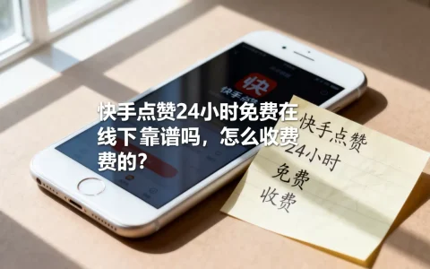 快手点赞24小时免费在线下单靠谱吗，怎么收费的？