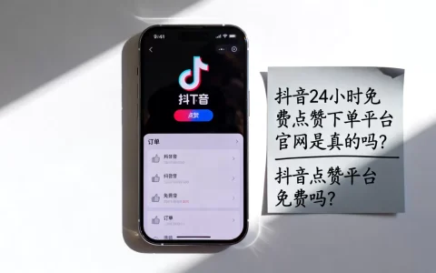 抖音24小时免费点赞下单平台官网是真的吗，抖音点赞平台免费吗