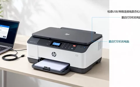 HP打印机打印时服务器脱机怎么办，打印机脱机怎么重新连接？
