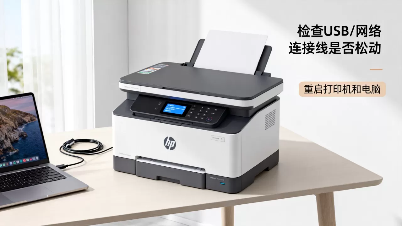 HP打印机打印时服务器脱机怎么办,打印机脱机怎么重新连接? HP打印机打印时服务器脱机怎么办,打印机脱机怎么重新连接?
