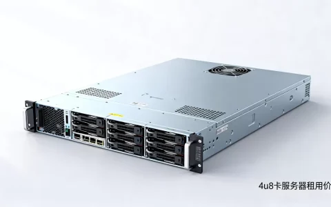 4u8卡服务器租用价格是多少，4u8卡服务器多少钱一个月