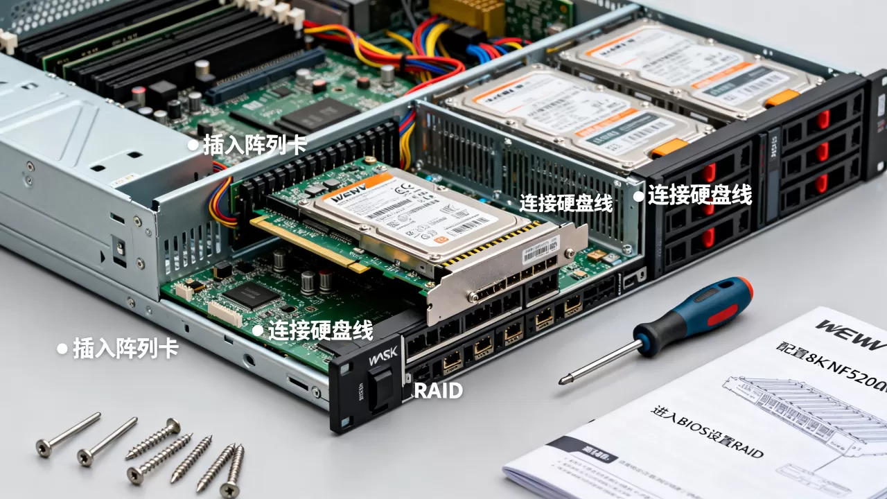 浪潮NF5280M5怎么做RAID,服务器阵列卡配置教程? 浪潮NF5280M5怎么做RAID,服务器阵列卡配置教程?