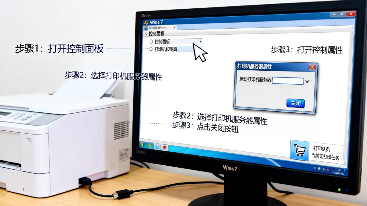 怎么关闭Win7电脑的打印机服务器?,关闭后会影响正常打印吗 怎么关闭Win7电脑的打印机服务器?,关闭后会影响正常打印吗