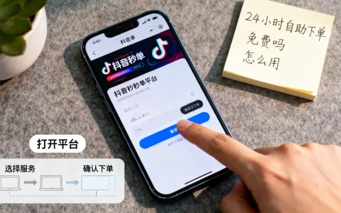 抖音秒单平台24小时自助下单免费吗，怎么用？