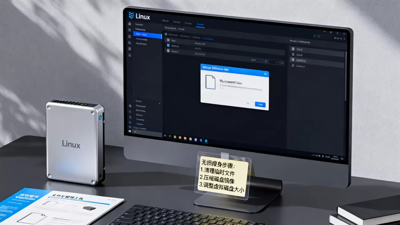 Linux虚拟机文件过大怎样无损瘦身,磁盘空间不足怎么办 Linux虚拟机文件过大怎样无损瘦身,磁盘空间不足怎么办