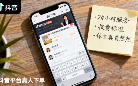 抖音平台真人下单24小时靠谱吗，怎么收费？