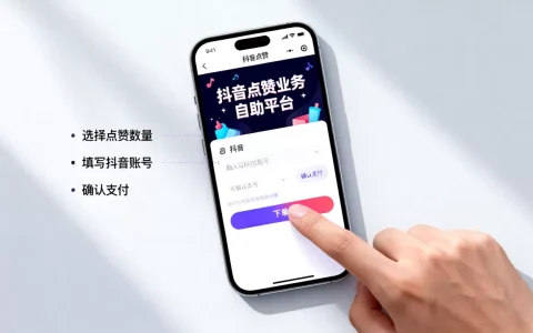 抖音点赞业务自助平台怎么下单？，靠谱吗？