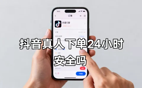 抖音在线业务真人下单真的24小时吗，抖音真人下单安全吗