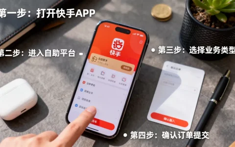 快手自助平台业务怎么下单,具体操作步骤是什么？