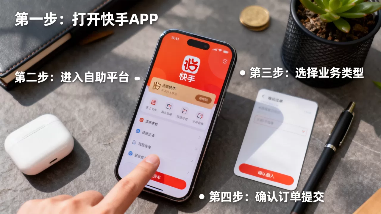 快手自助平台业务怎么下单,具体操作步骤是什么? 快手自助平台业务怎么下单,具体操作步骤是什么?