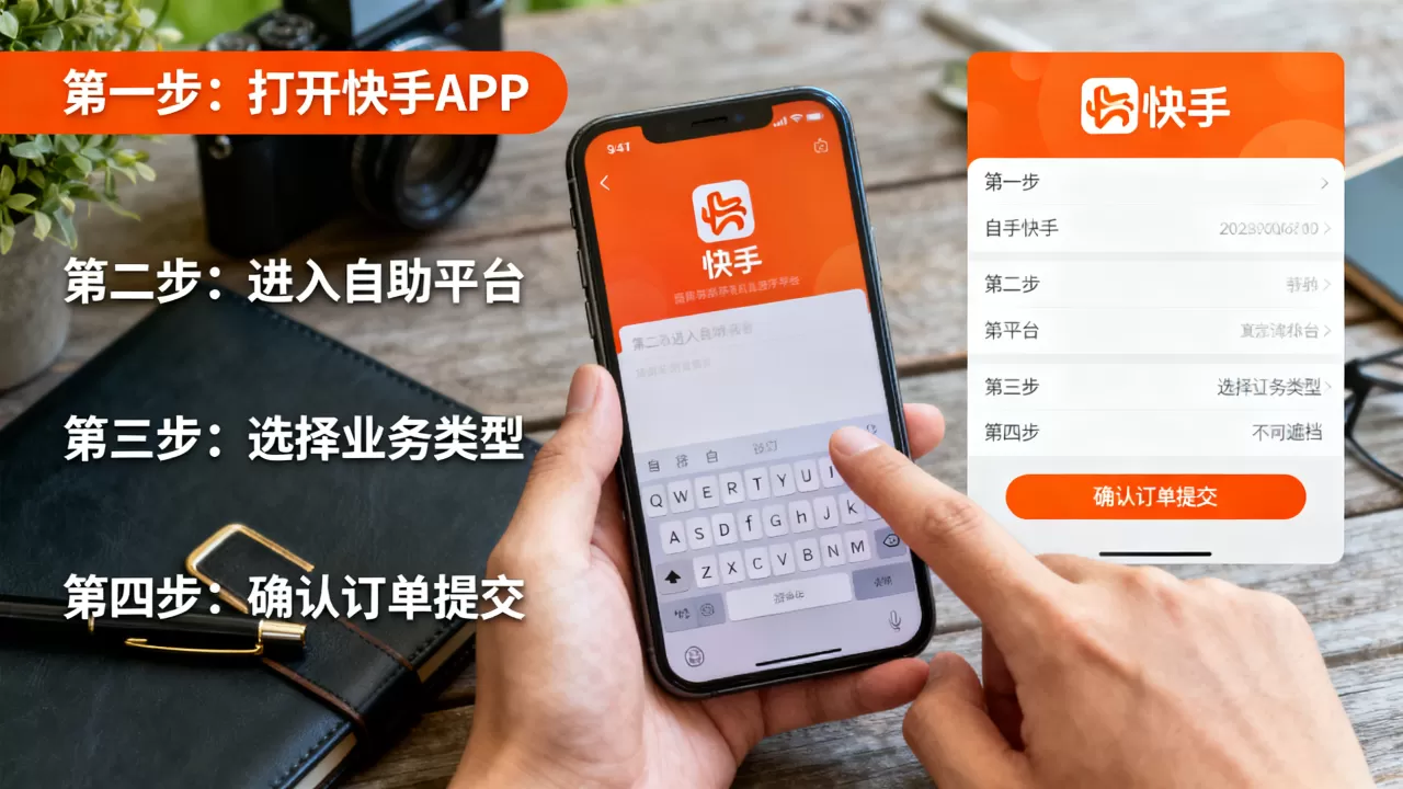 快手自助平台业务怎么下单,具体操作步骤是什么? 快手自助平台业务怎么下单,具体操作步骤是什么?