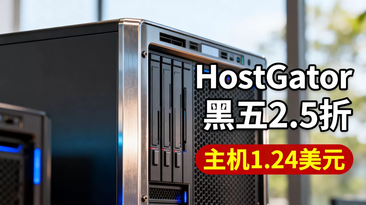 黑五HostGator打2.5折?,主机1.24美元值不值? 黑五HostGator打2.5折?,主机1.24美元值不值?