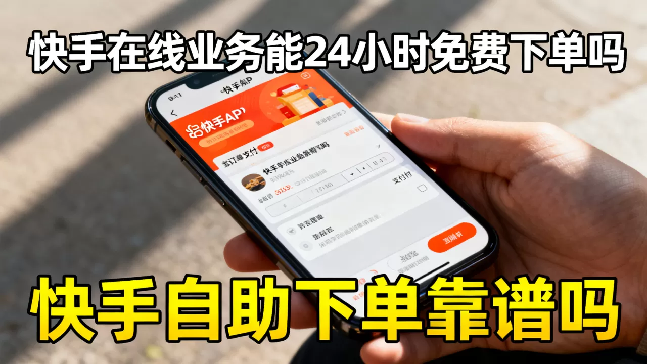 快手在线业务能24小时免费下单吗,快手自助下单靠谱吗 快手在线业务能24小时免费下单吗,快手自助下单靠谱吗