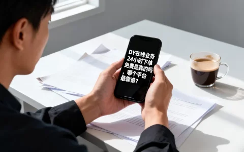 DY在线业务24小时下单免费是真的吗，哪个平台最靠谱？