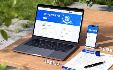 DY24小时在线下单网站正规吗，哪个平台可靠？
