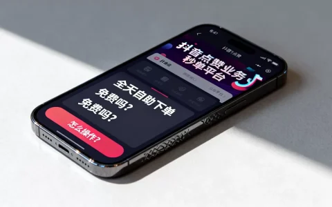 抖音点赞业务秒单平台全天自助下单免费吗，怎么操作？