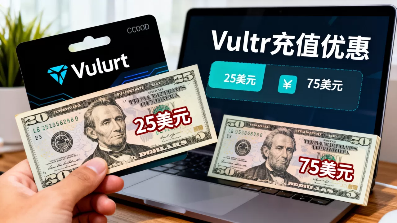 怎么花25美元拿75美元?,Vultr充值优惠靠谱吗? 怎么花25美元拿75美元?,Vultr充值优惠靠谱吗?