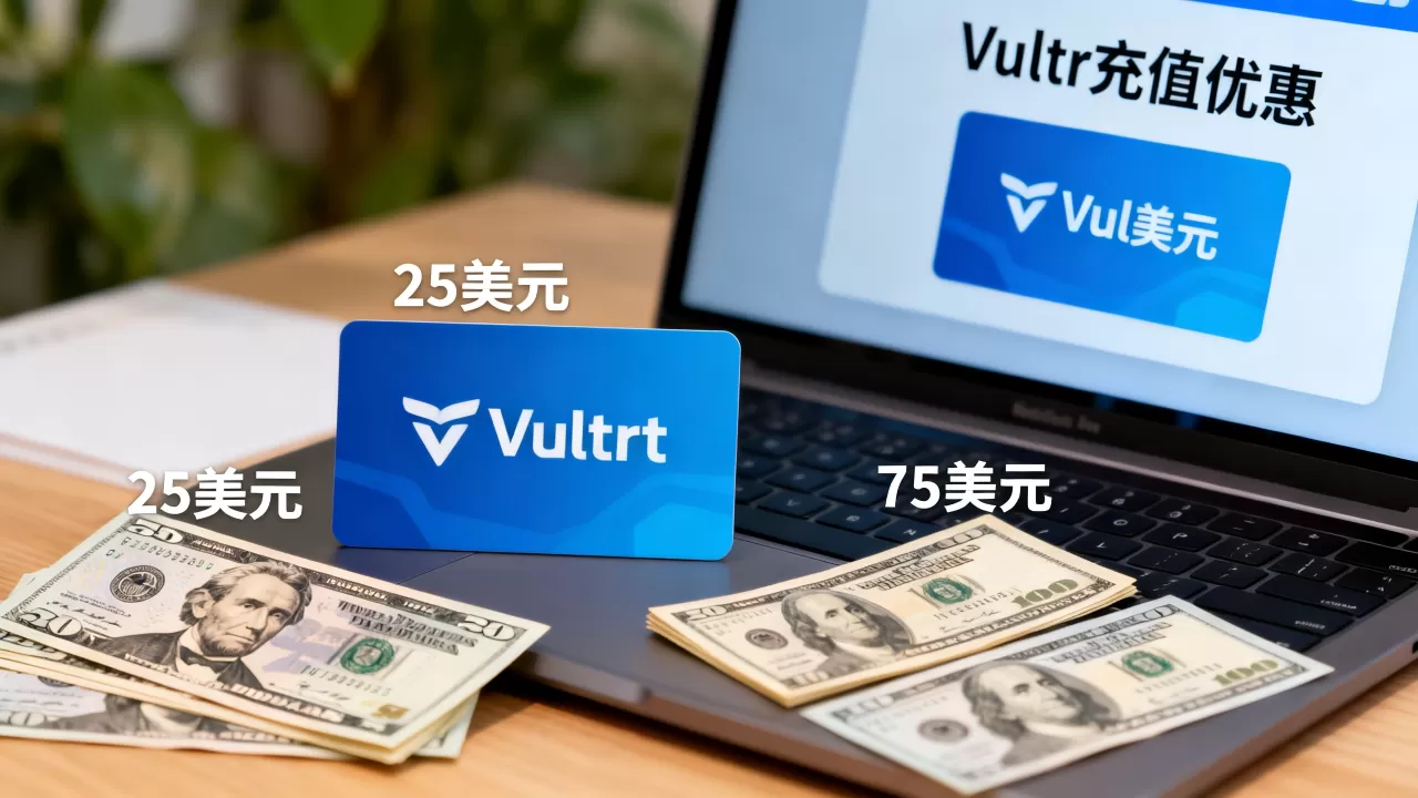 怎么花25美元拿75美元?,Vultr充值优惠靠谱吗? 怎么花25美元拿75美元?,Vultr充值优惠靠谱吗?