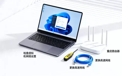 虚拟机网速慢怎么解决？虚拟机网络卡顿怎么优化