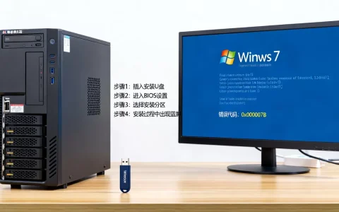 新服务器怎么安装win7系统，安装过程中蓝屏怎么办？