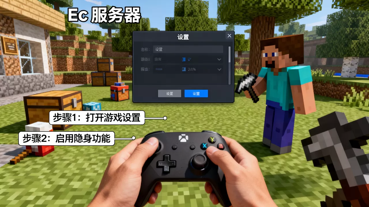 怎么在ec服务器开隐身挂,我的世界中国版怎么开? 怎么在ec服务器开隐身挂,我的世界中国版怎么开?