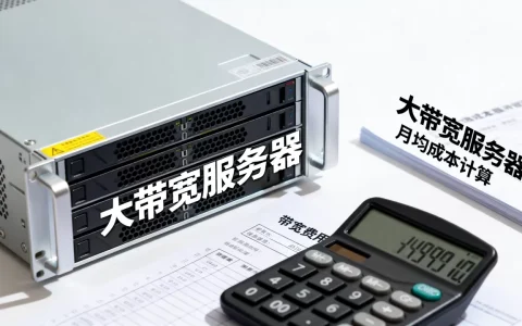 大带宽服务器按月均计费成本怎么算，带宽多少钱一个月